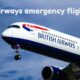 british airways emergency flight ba286